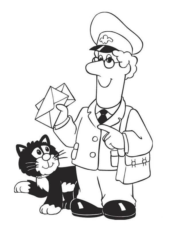 Tukang Pos dan Kucing Hitam