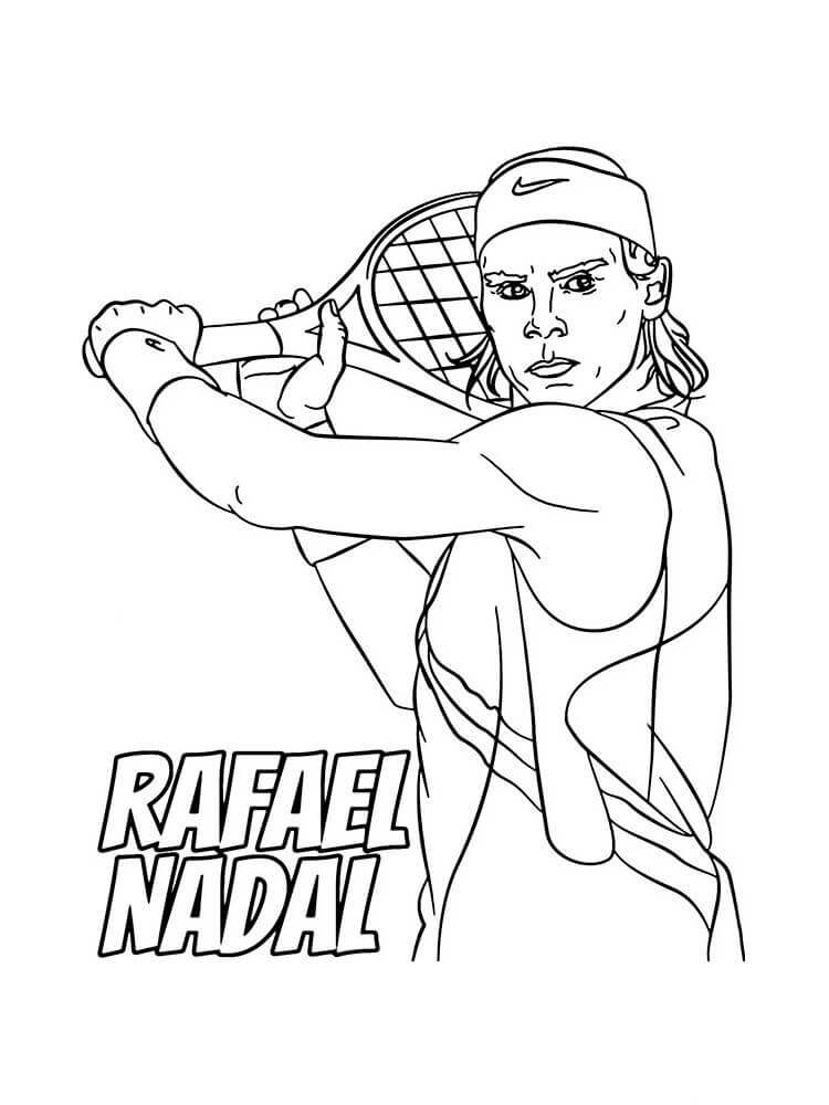 Rafael Nadal Bermain Tenis