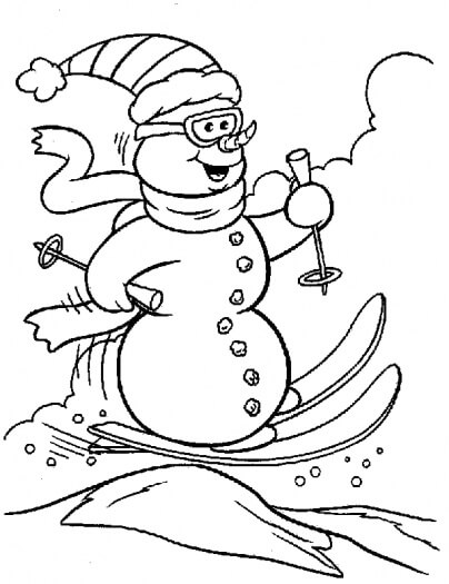 Ski Manusia Salji