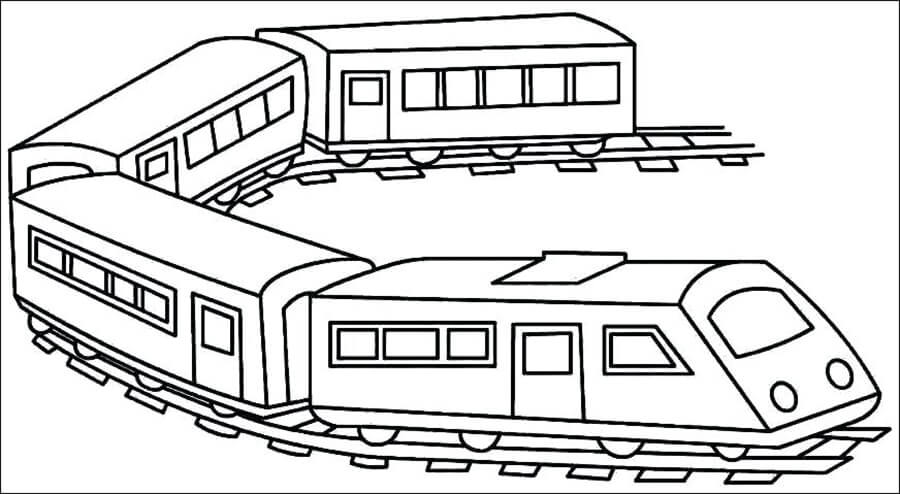 Kereta Dengan Empat Mobil