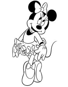 Balet Menari Minnie Mouse