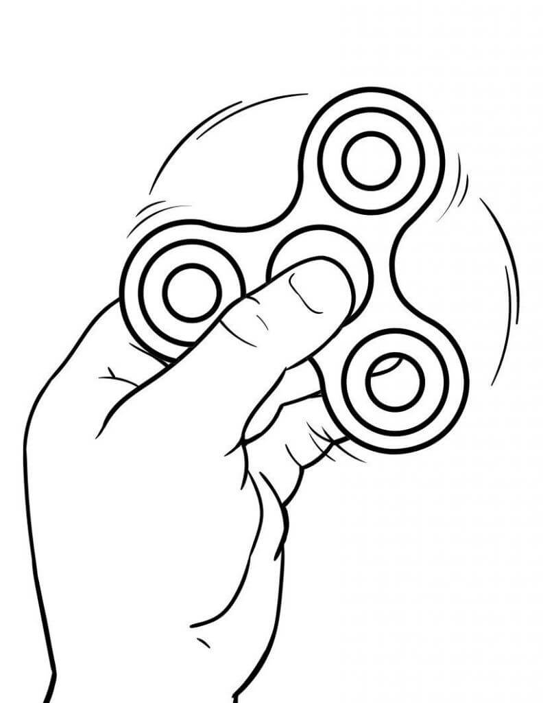 Bermain Tangan Gelisah Spinner