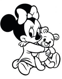Boneka Beruang Minnie Mouse