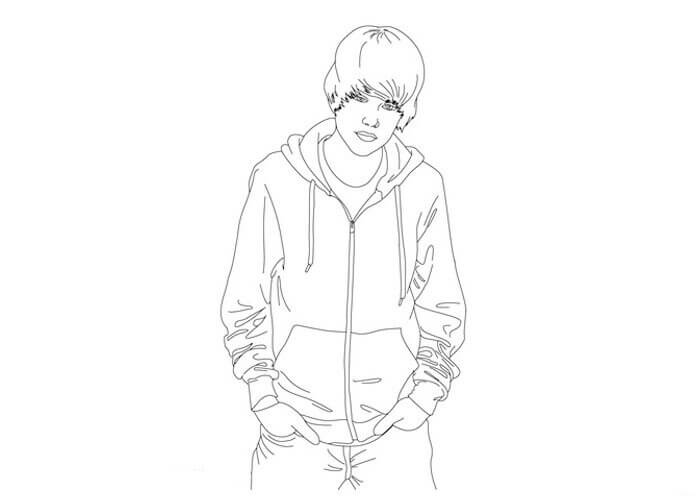 Gambar Tangan Justin Bieber