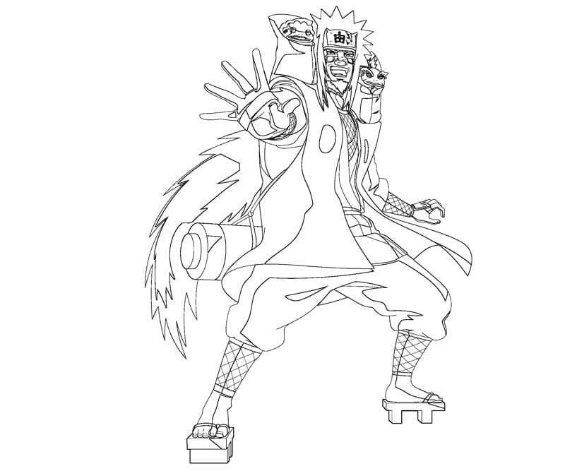 Jiraiya dan dua Katak Lucu
