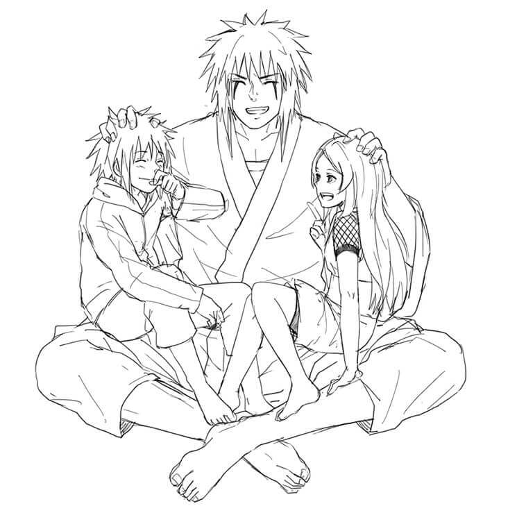 Jiraiya dan Minato, Kushina