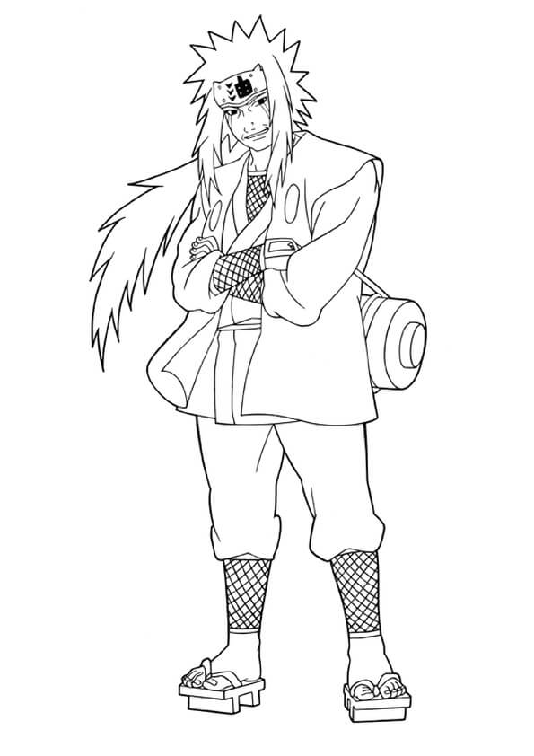 Jiraiya Tersenyum