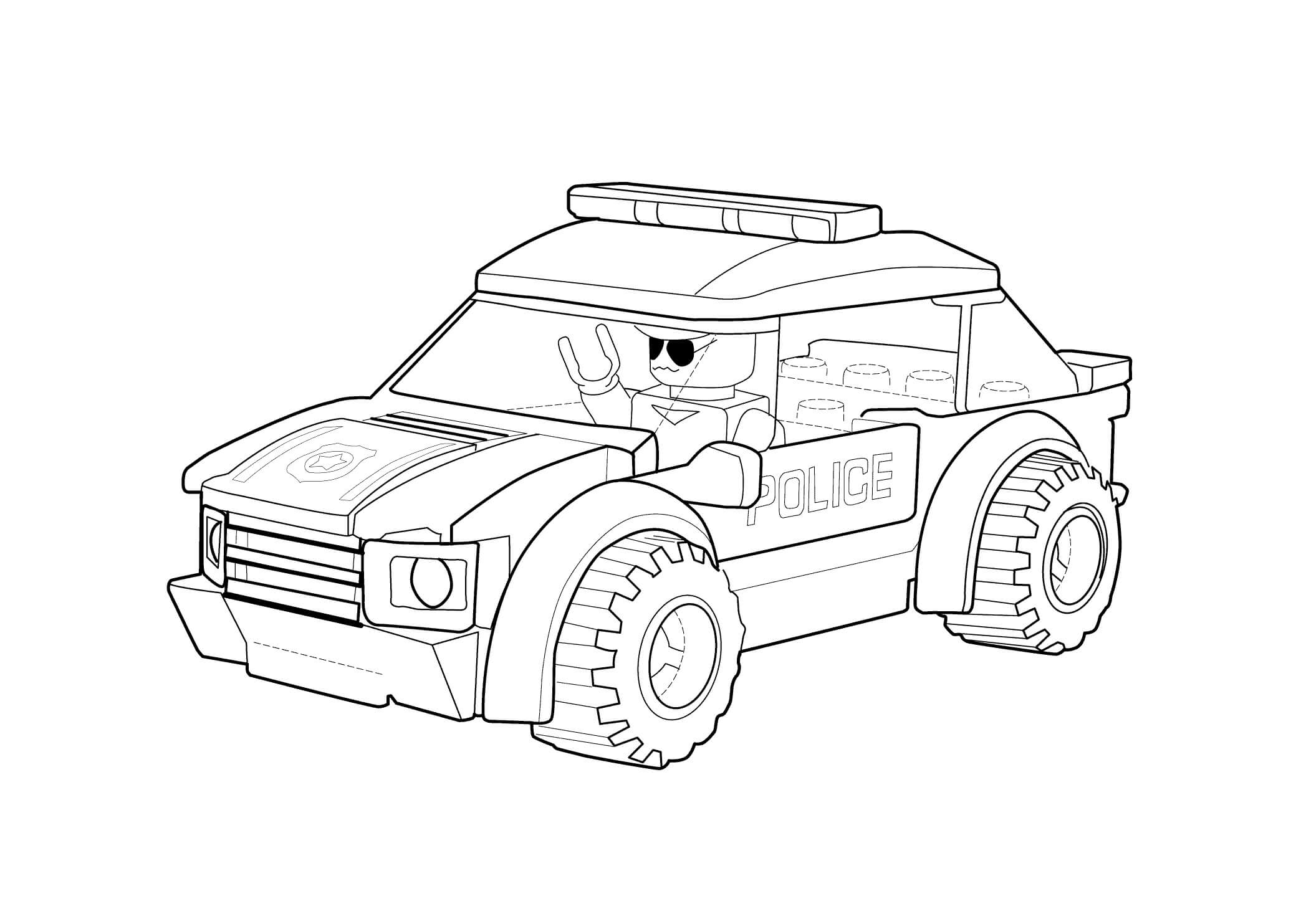 Kereta Polis Lego