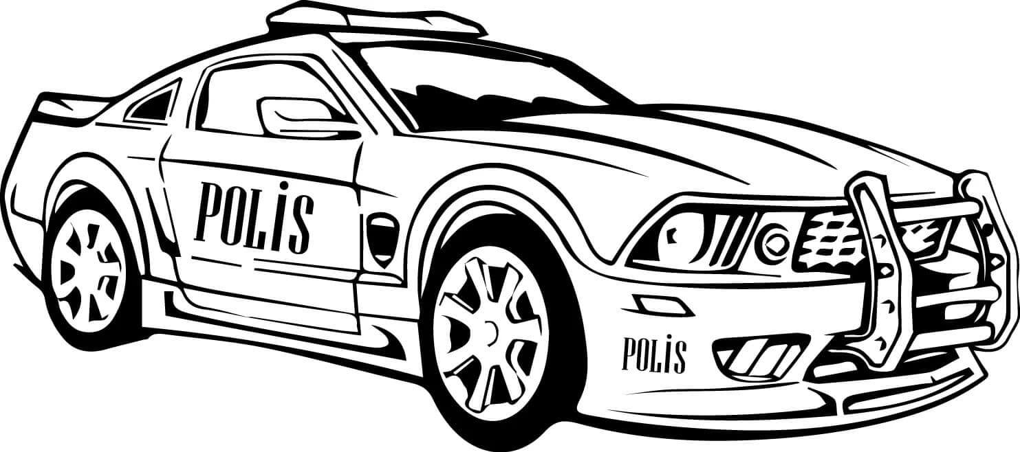 Kereta Polis mudah