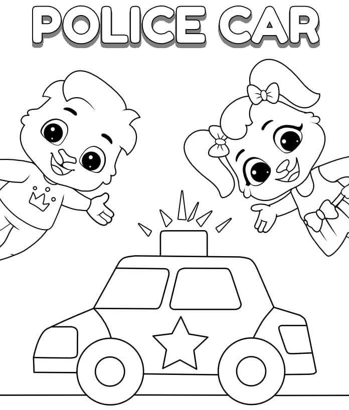 Kereta Polis yang Comel