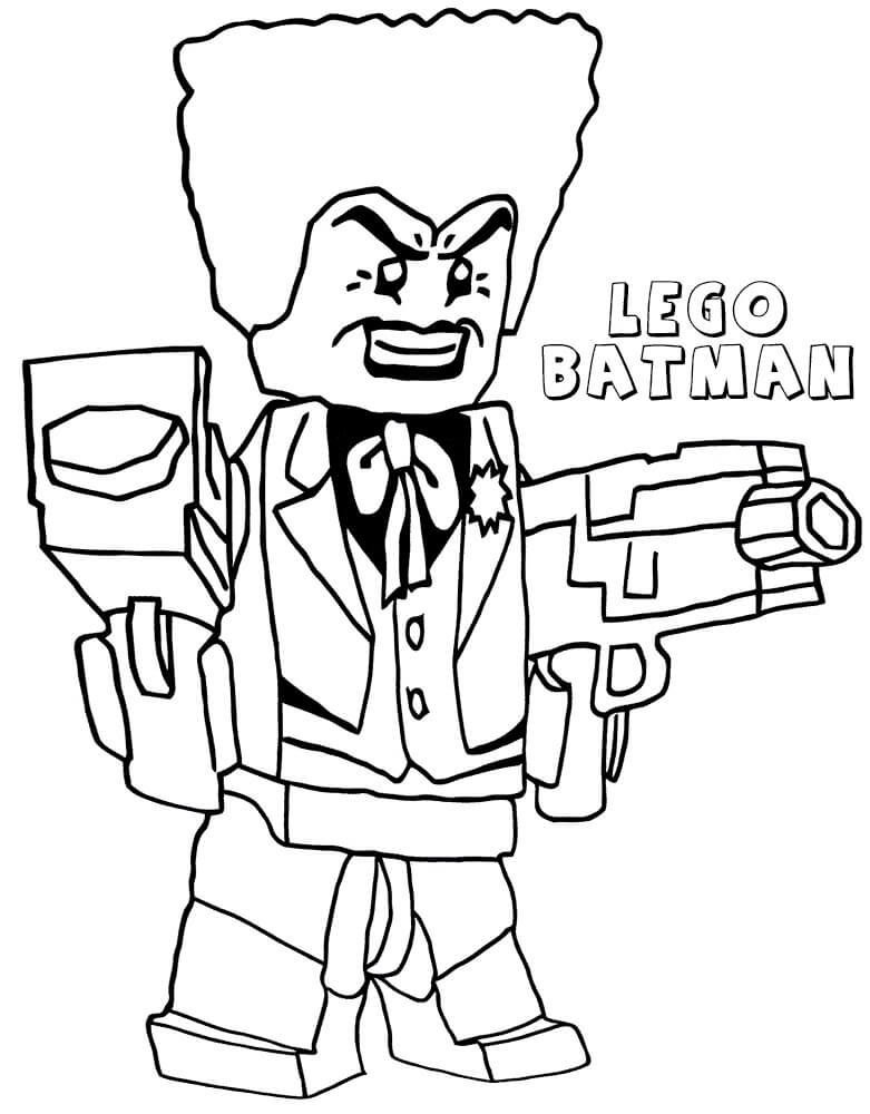 Lego Joker Memegang dua Senjata