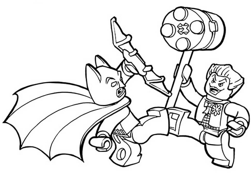 Lego Joker vs Lego Batman