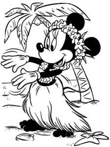 Menari Minnie Mouse