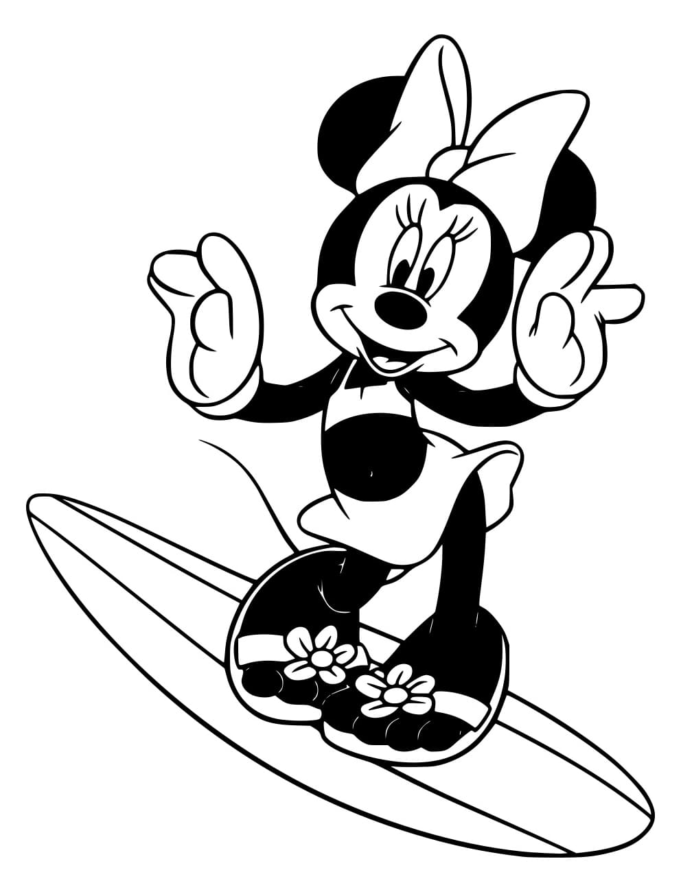 Mini Tikus di Papan Selancar
