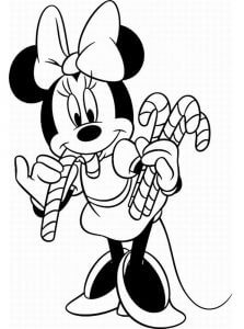 Minnie Mouse Makan Permen