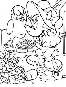 Minnie Tikus Di Taman