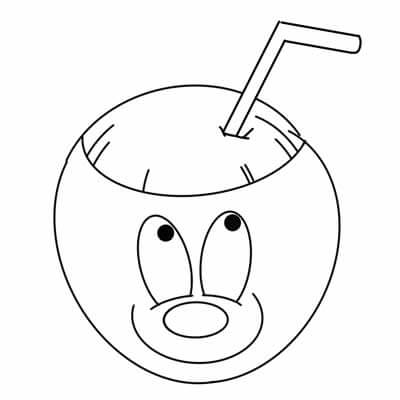 Minuman Kelapa Tersenyum