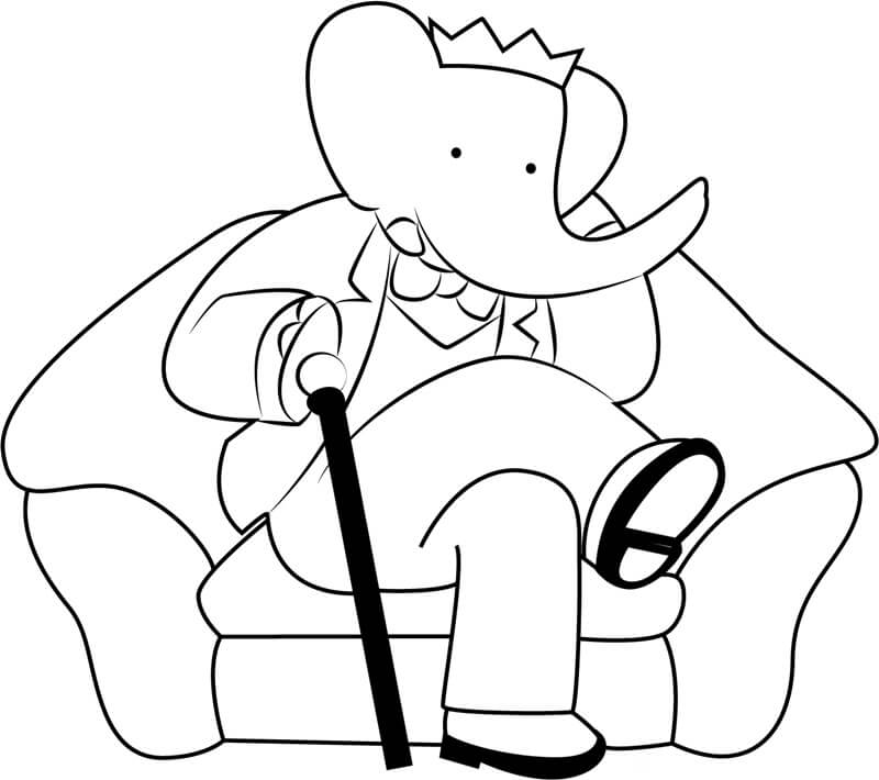 Raja Babar Duduk di Sofa