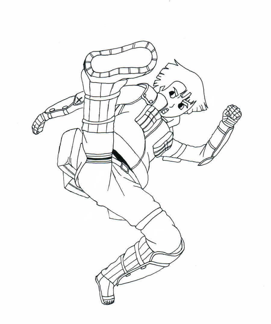 Rock Lee yang Bagus