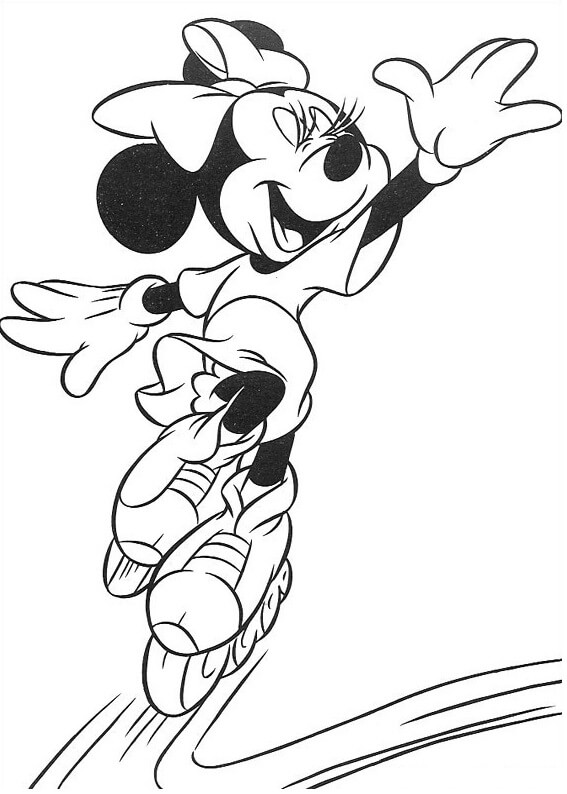 Sepatu Roda Minnie