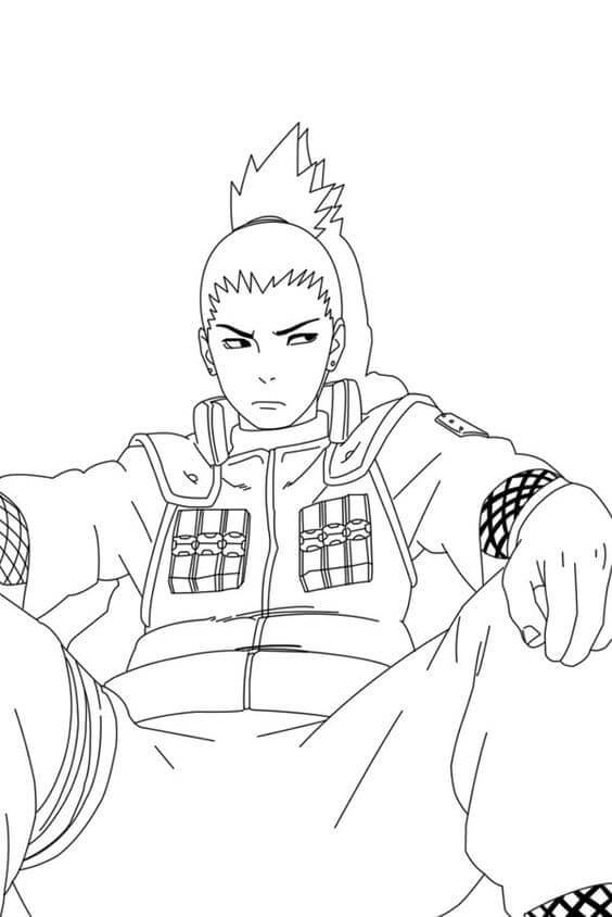 Shikamaru Duduk