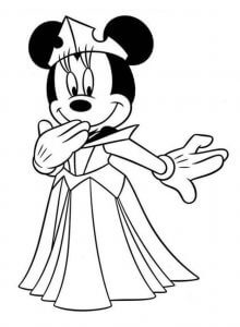Tersenyum Minnie Mouse
