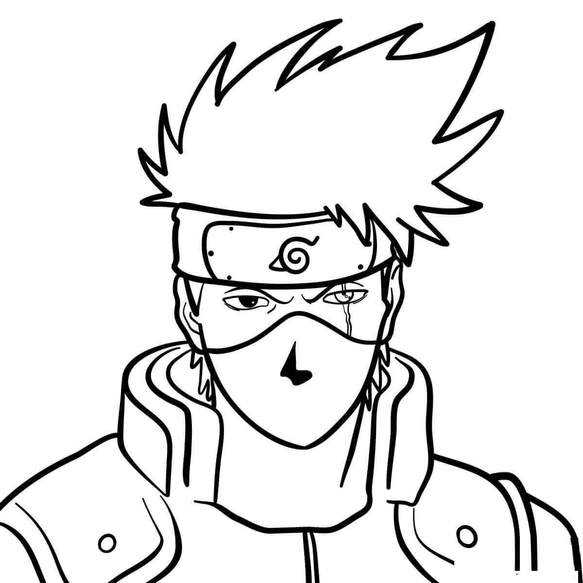 Como Desenhar O Kakashi  Gambar anime, Sketsa, Cara menggambar