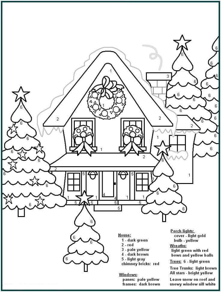 Warna Rumah Natal Dengan Nomor