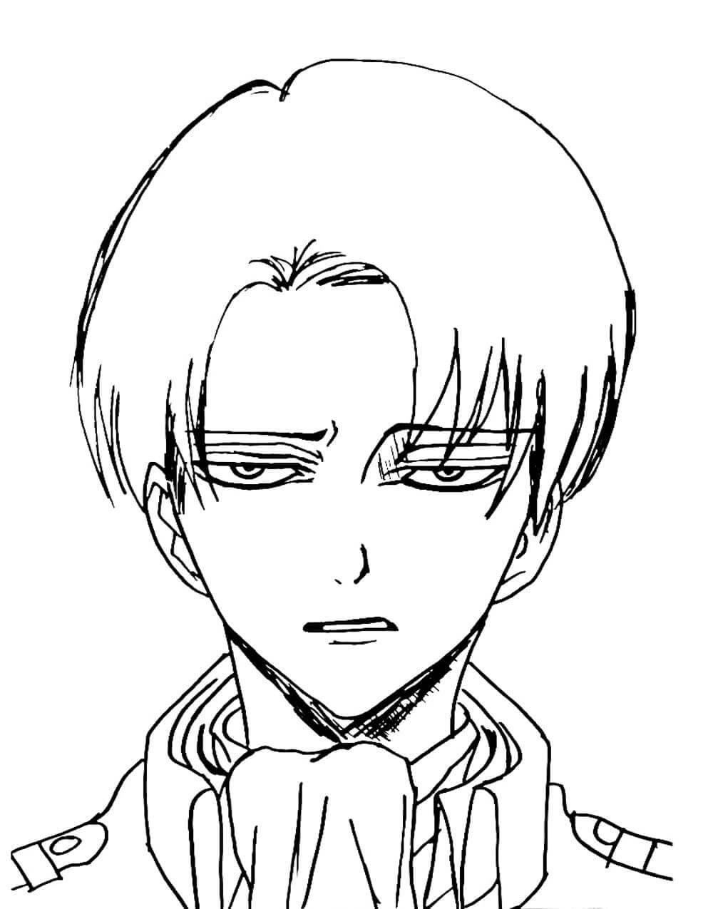 Levi Dengan Wajah Kesal