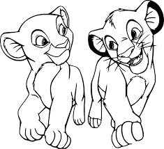Nala Muda dan Simba Berjalan