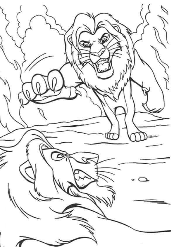 Pertarungan Simba