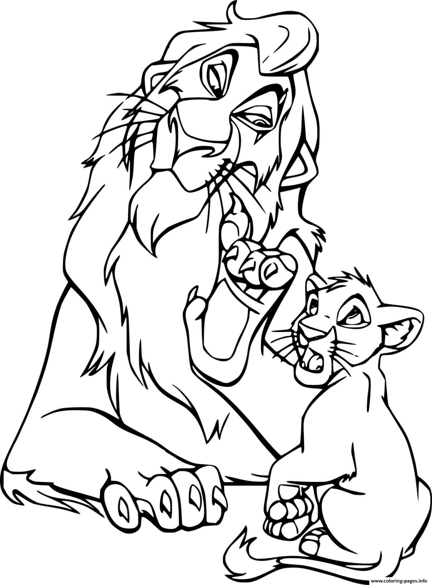 Scar dan Simba