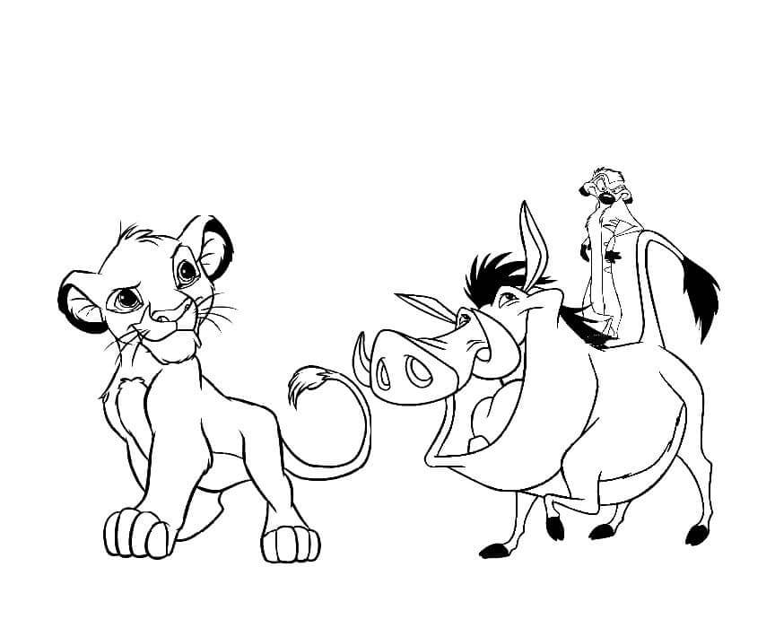 Simba, Timon dan Pumbaa
