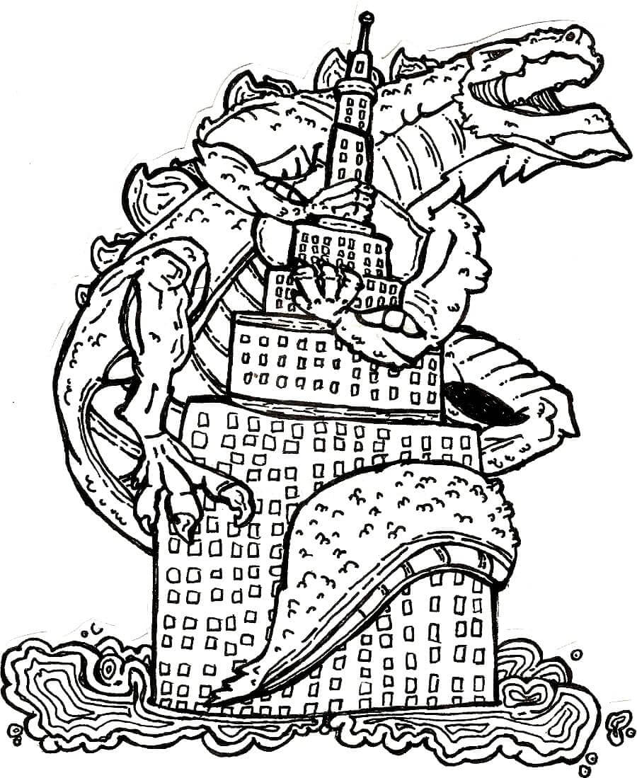 Gedung Pendakian Godzilla