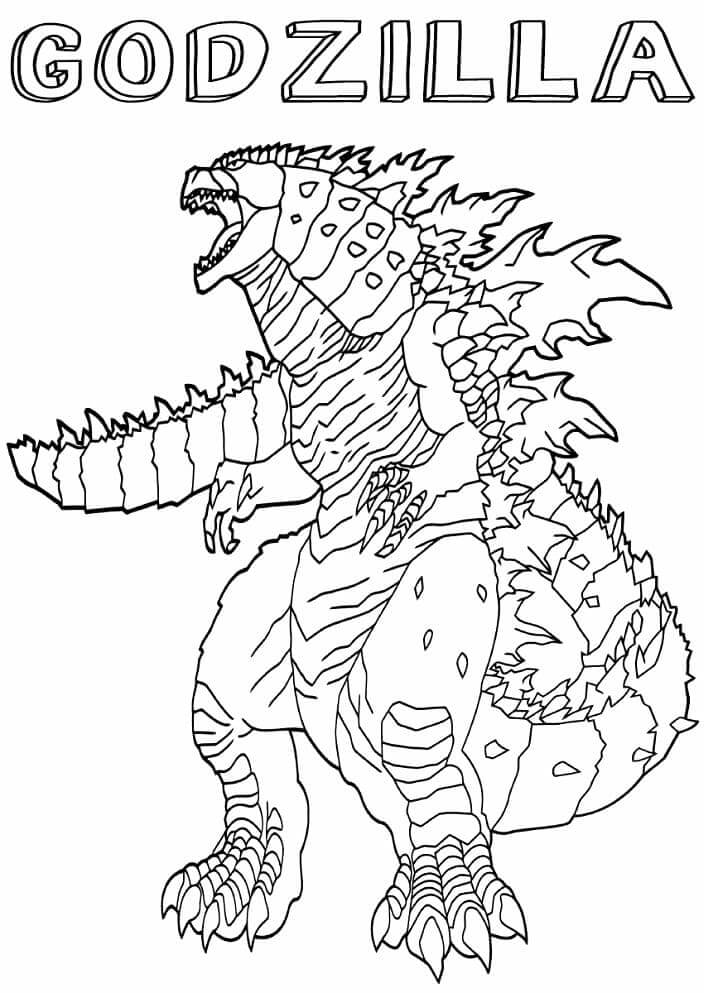 Godzilla Marah Keren