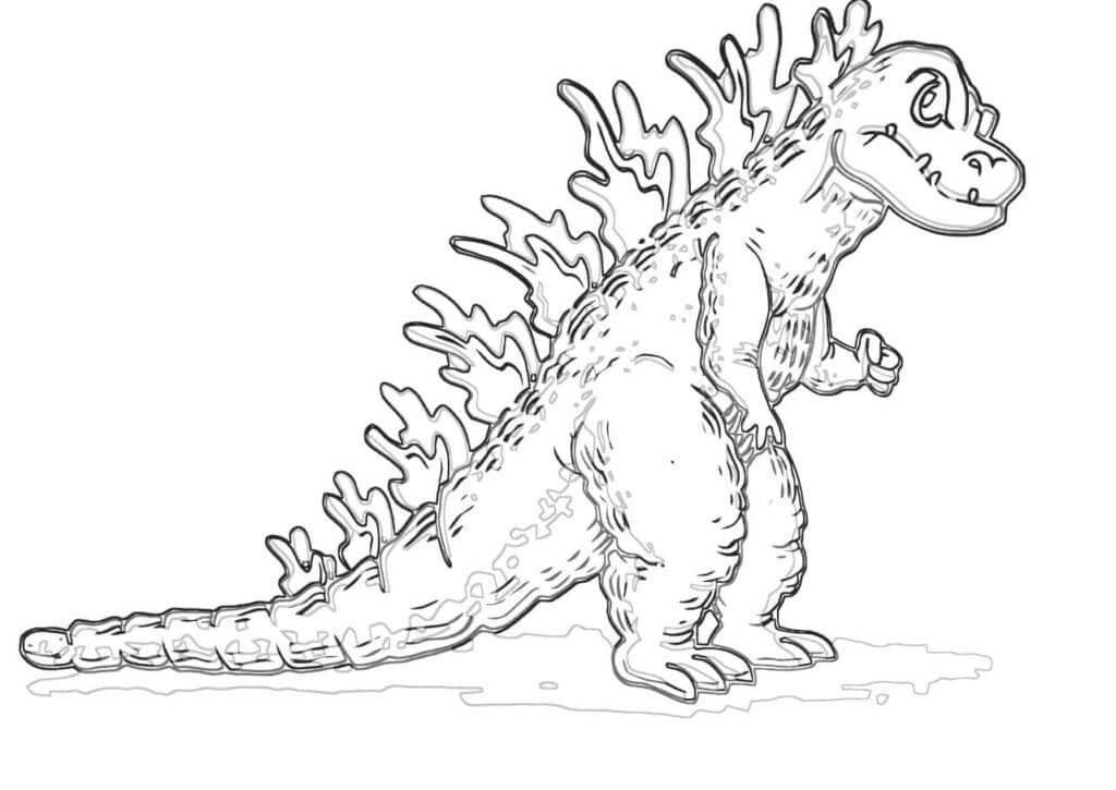 Kartun Godzilla Marah