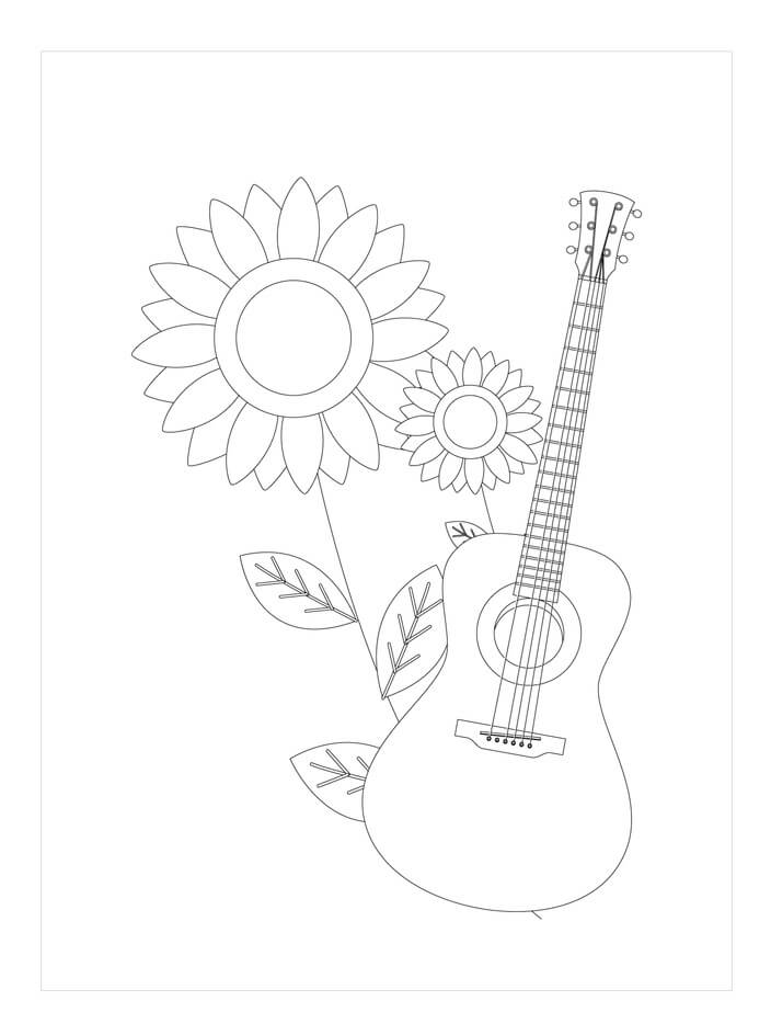 Bunga Matahari dan Gitar