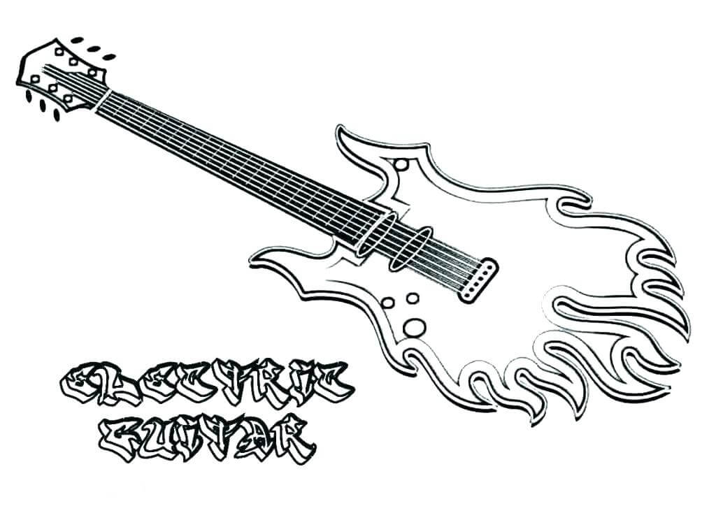 Gitar Elektrik Api