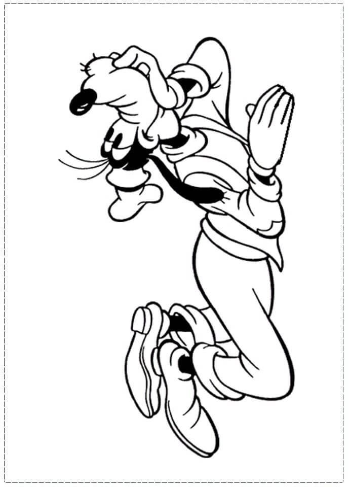 Goofy Berbaring
