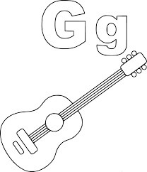 Huruf G untuk Gitar
