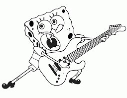 SpongeBob bermain Gitar