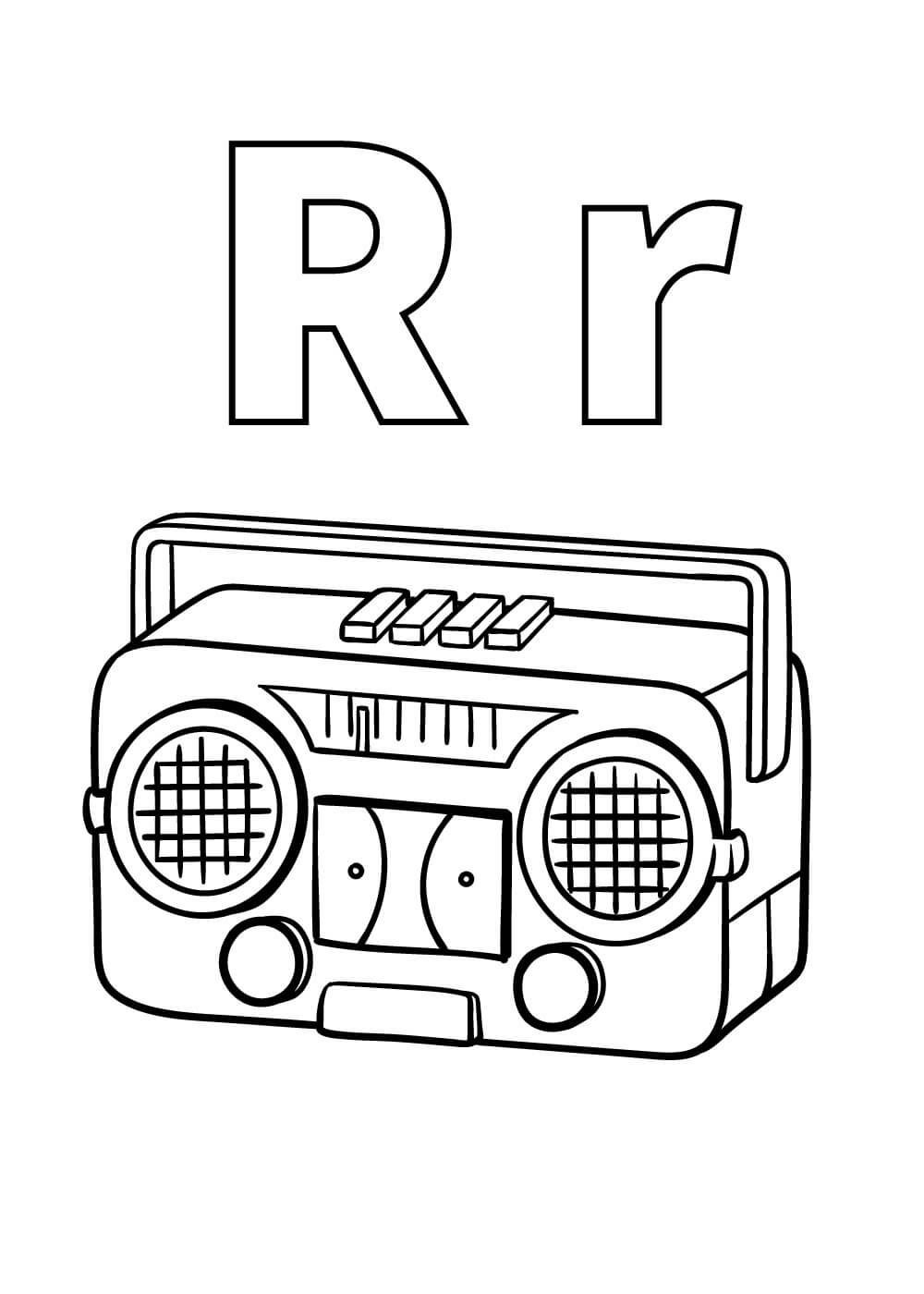 Huruf R dan Radio