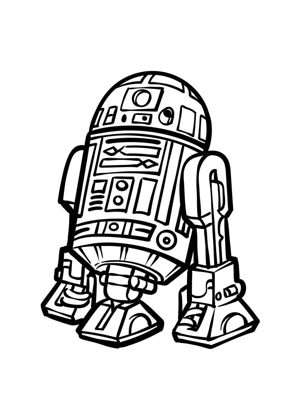 Menggambar R2-D2