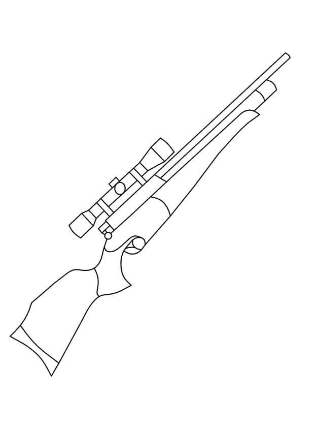 Pistol Penglihatan Sederhana