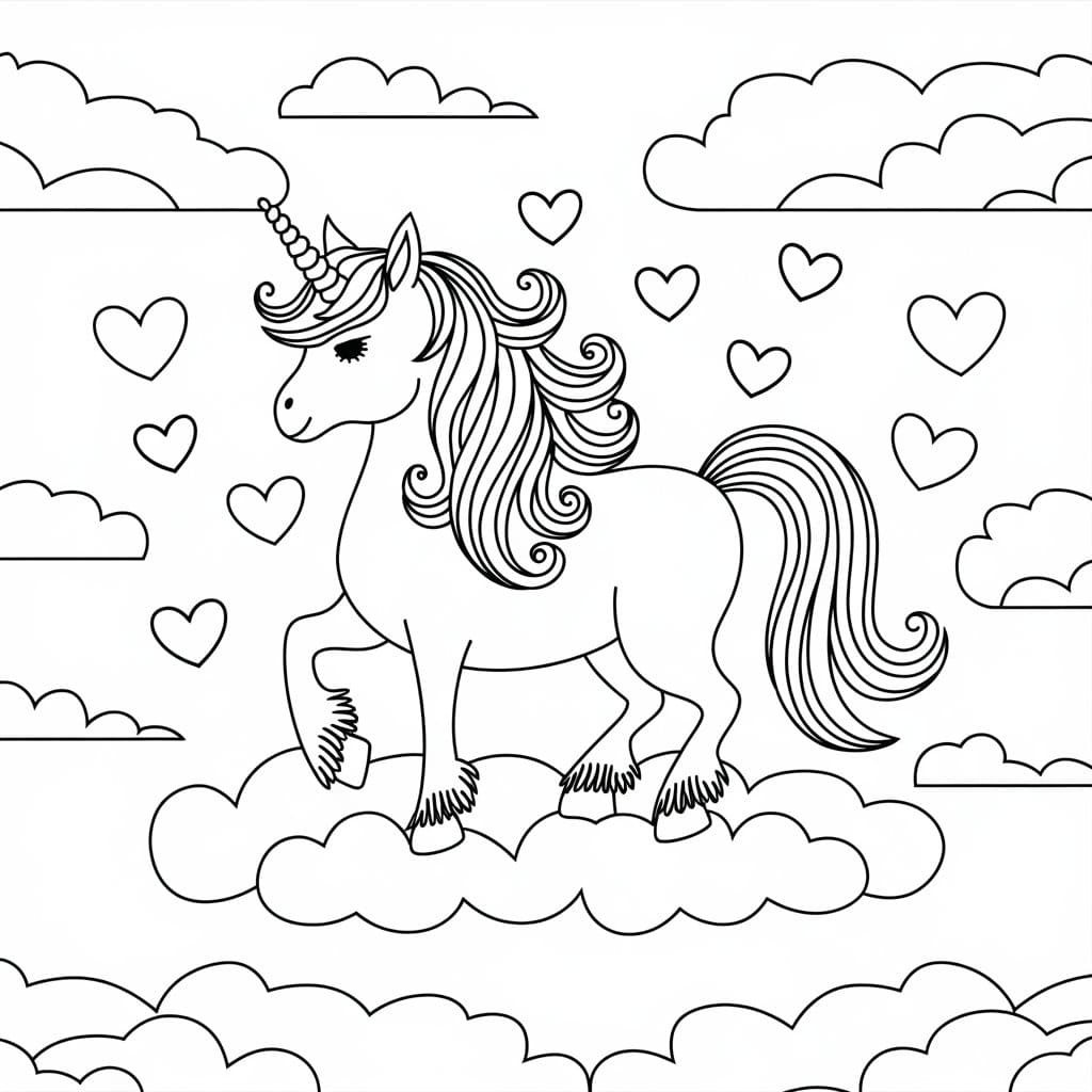 Cinta unicorn di langit