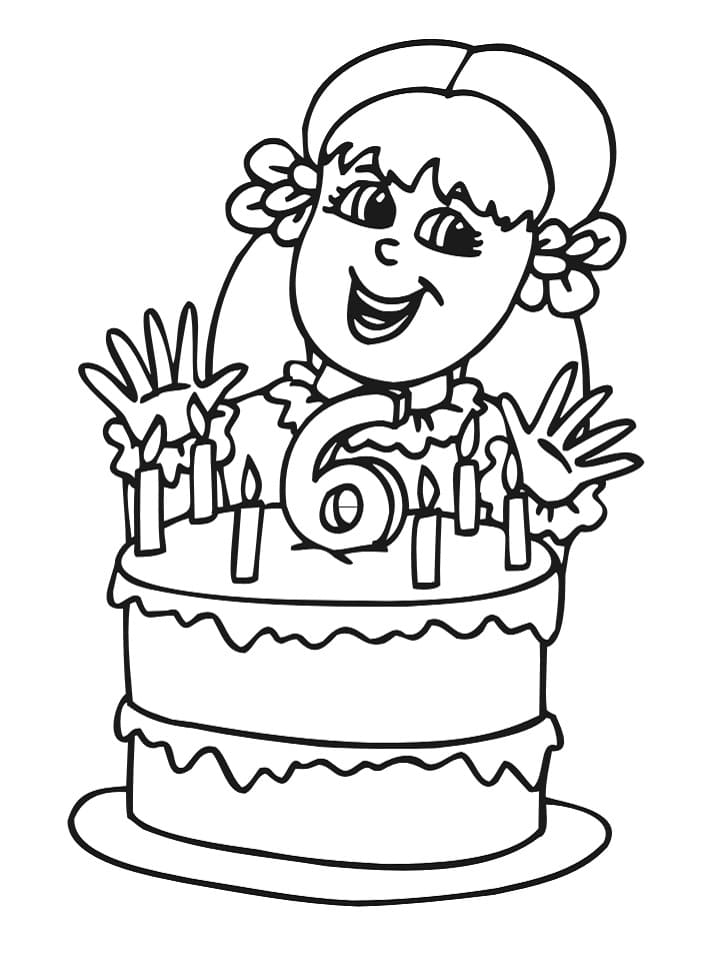 Gadis Kecil dengan Kue Ulang Tahun