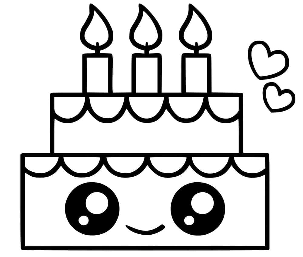 Kue Ulang Tahun Kawaii