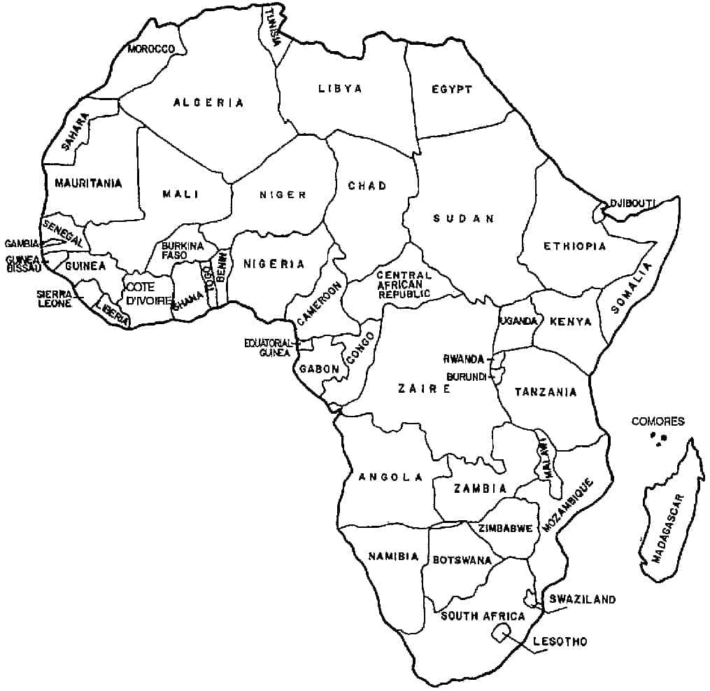 Peta da Afrika 4