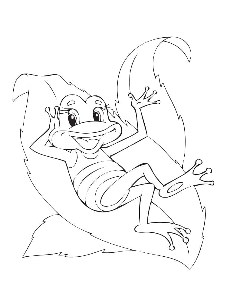 Katak pada Daun