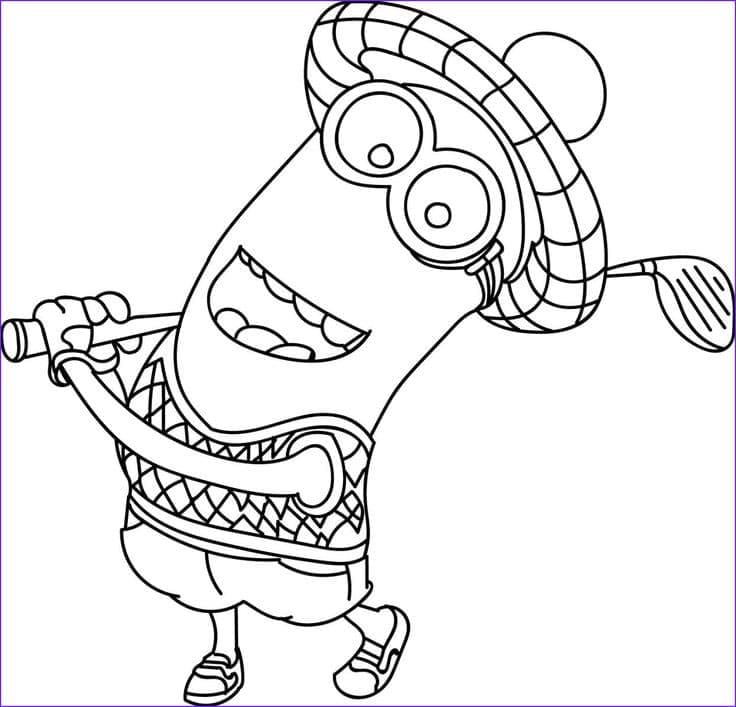 Minion Bermain Golf